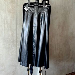 Zara Faux Leather Skirt New with Tags